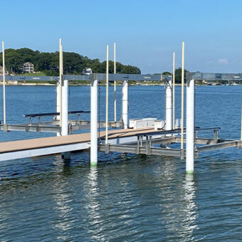 Golden boat lift